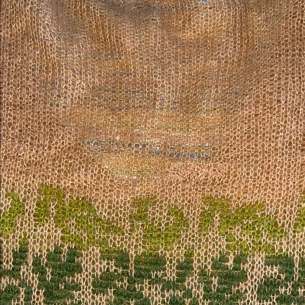 Free People Alpaca‎ Blend Earthy Tones Trapeze Knit Sweater S/P - Picture 10 of 13